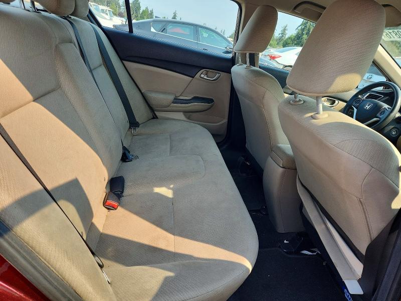 Photo 10 from auction – 2013 HONDA CIVIC with VIN 19XFB2F59DE277990