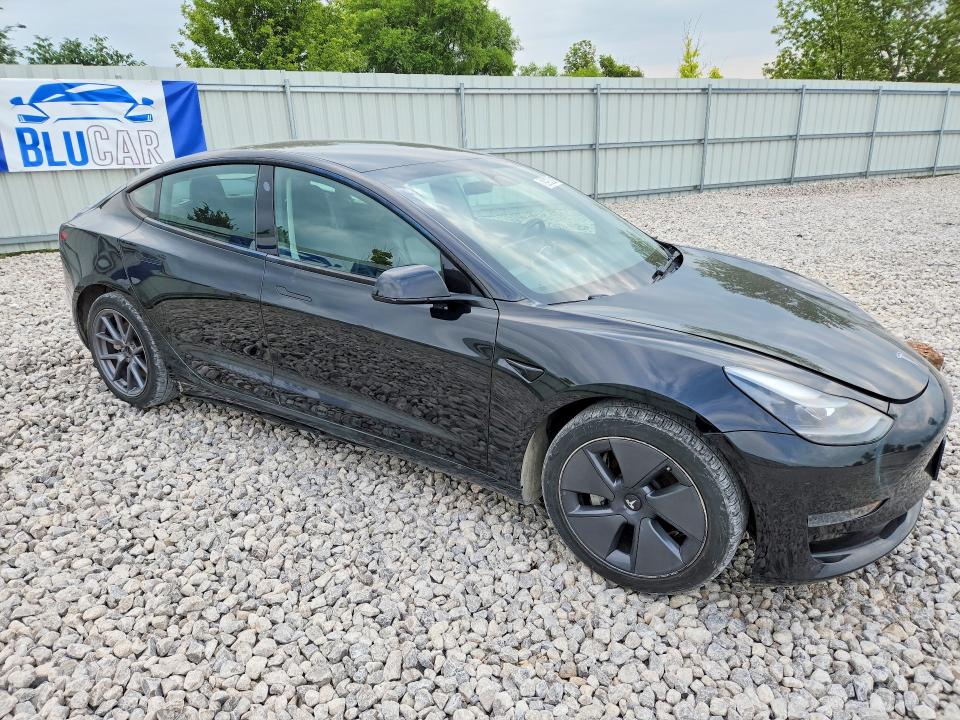 Photo 4 from auction – 2022 TESLA MODEL 3 with VIN 5YJ3E1EA4NF288846