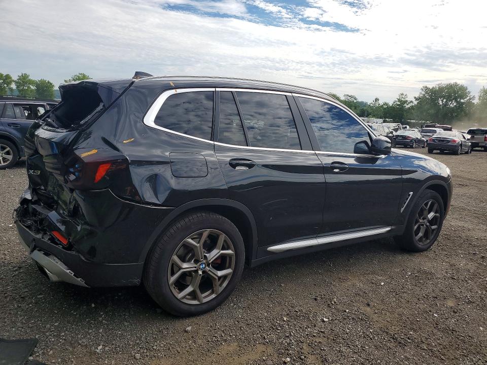 Photo 3 from auction – 2022 BMW X3 with VIN 5UX53DP04N9J81275