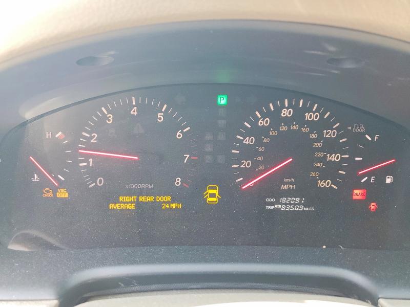 Photo 9 from auction – 2002 LEXUS LS with VIN JTHBN30F920053247