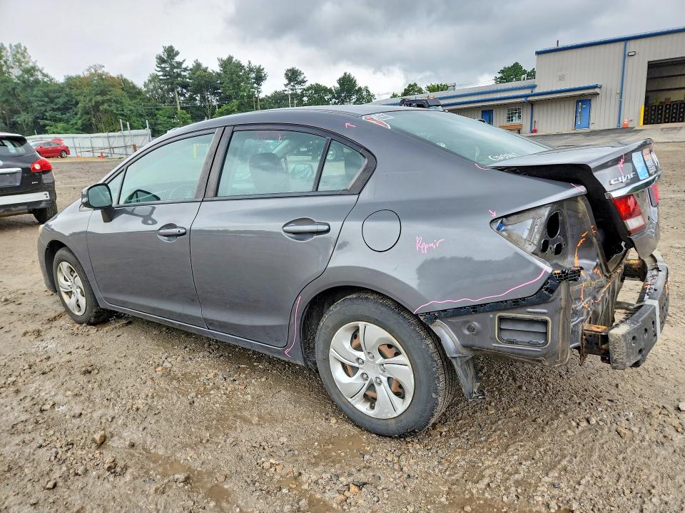 Photo 2 from auction – 2013 HONDA CIVIC with VIN 2HGFB2F50DH515263