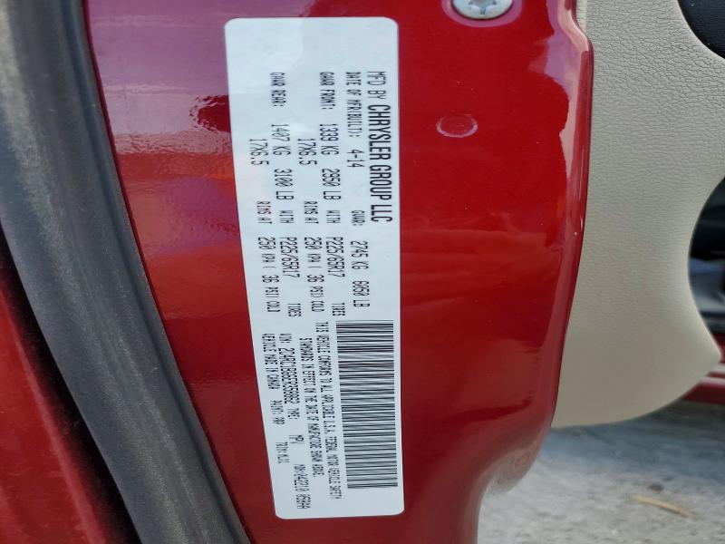 Photo 14 from auction – 2014 CHRYSLER TOWN AND COUNTRY with VIN 2C4RC1BG6ER358862