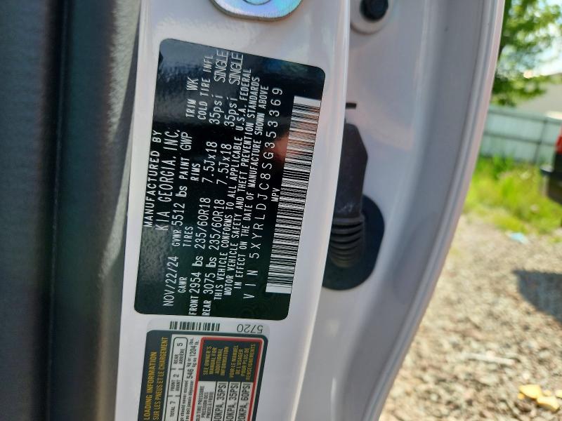 Photo 14 from auction – 2025 KIA SORENTO with VIN 5XYRLDJC8SG353369