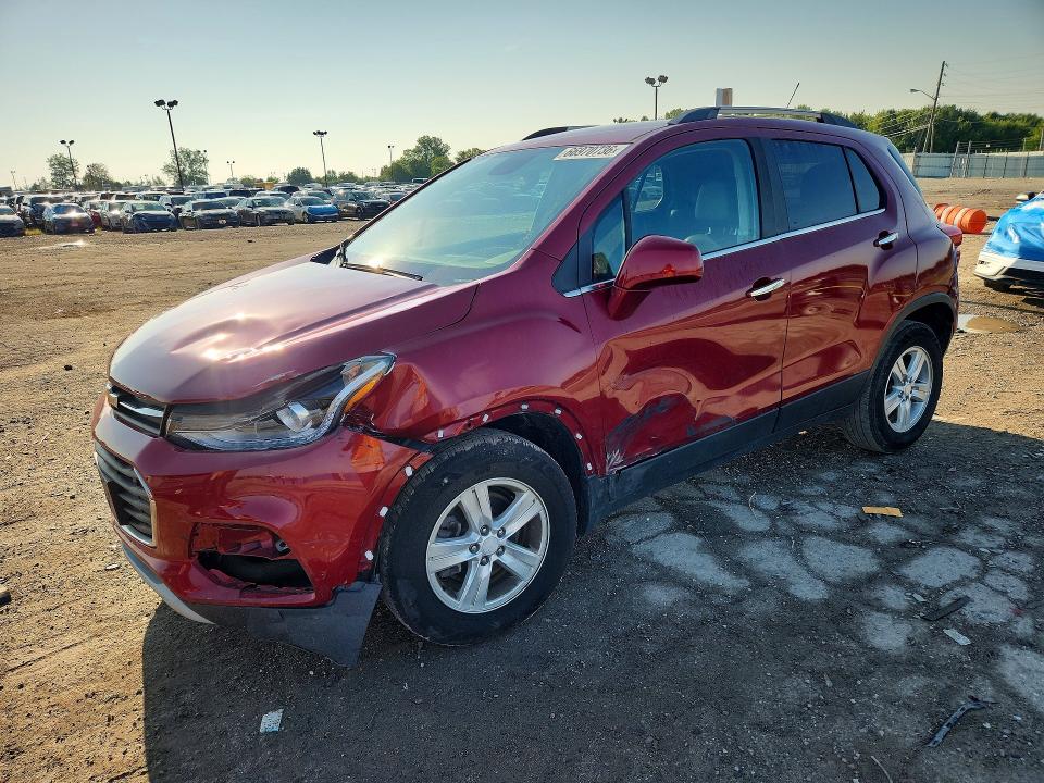 CHEVROLET TRAX 2018 with VIN 3GNCJLSB2JL185125 - Photo from auction