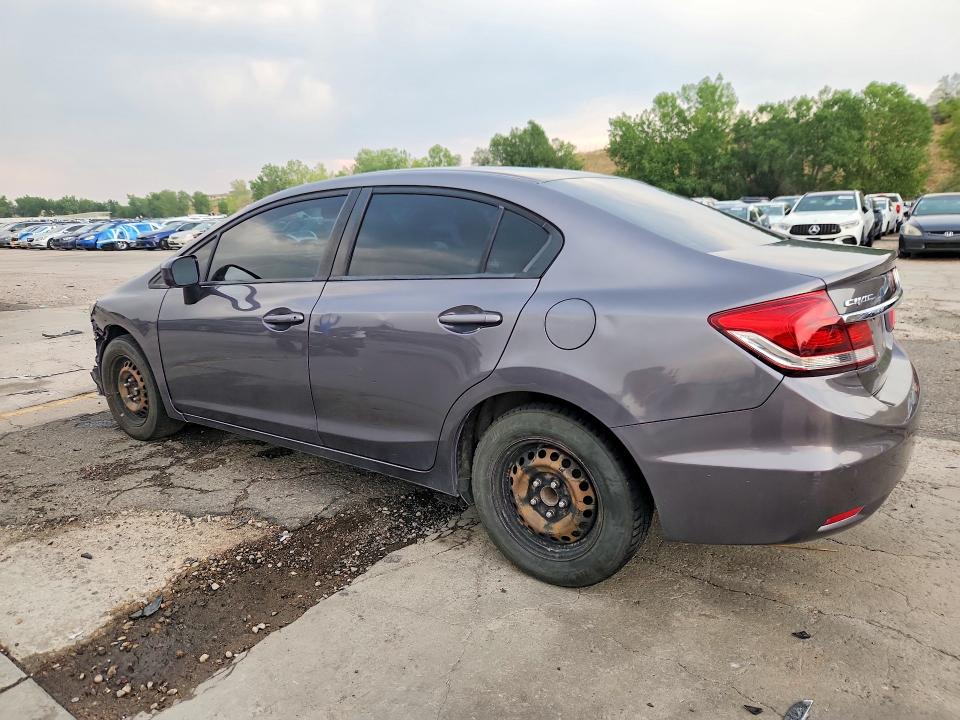 Photo 2 from auction – 2014 HONDA CIVIC with VIN 19XFB2E55EE078616