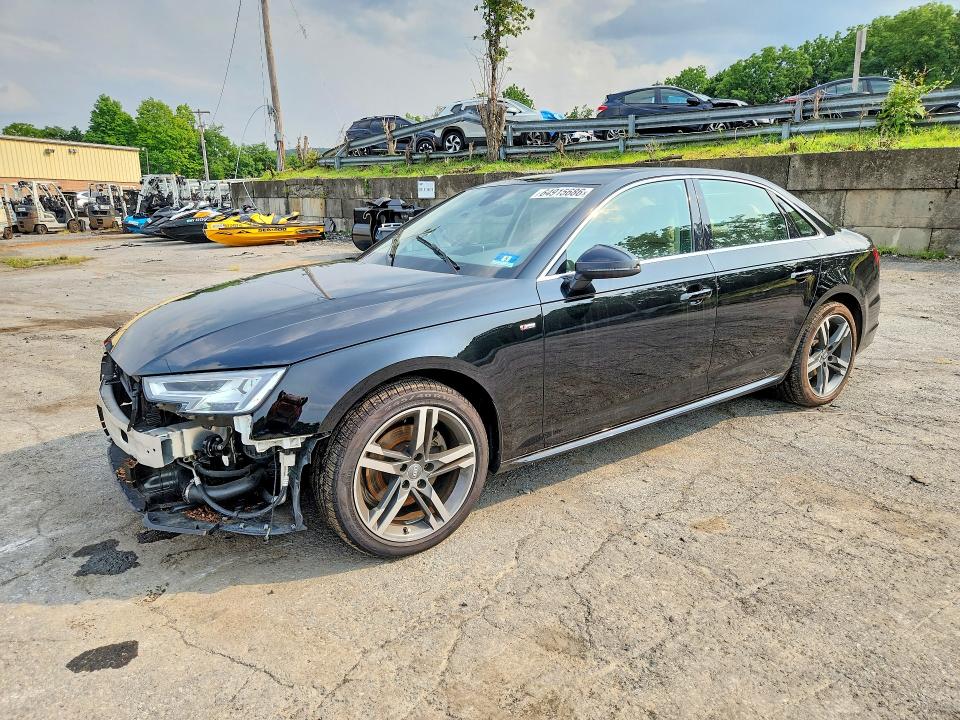 AUDI A4 2018 with VIN WAULMAF40JA086405 - Photo from auction