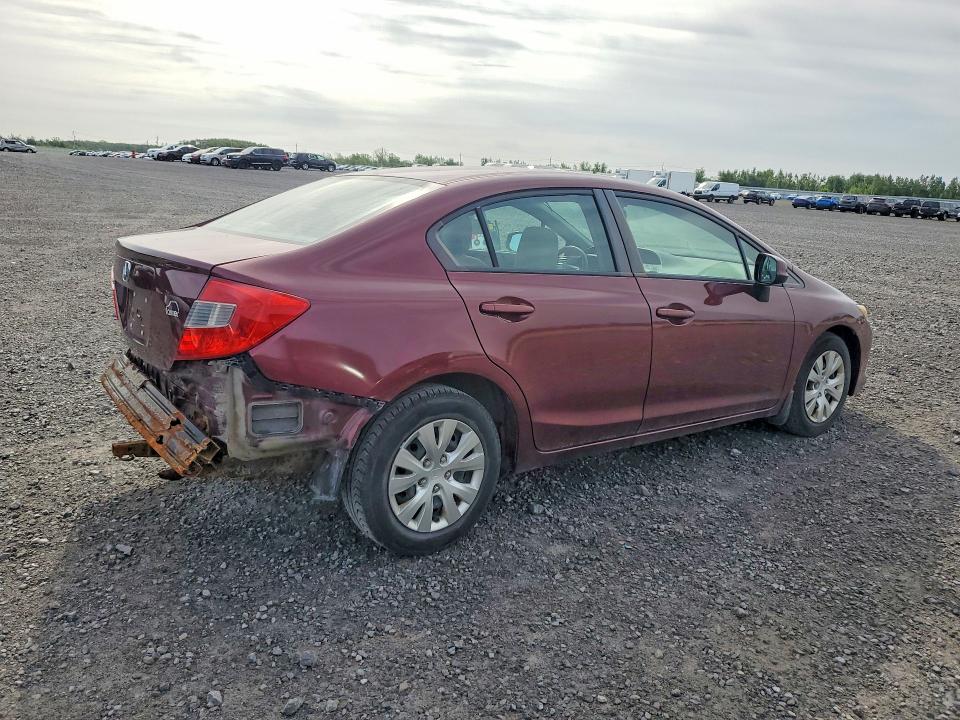 Photo 3 from auction – 2012 HONDA CIVIC with VIN 2HGFB2F42CH050829