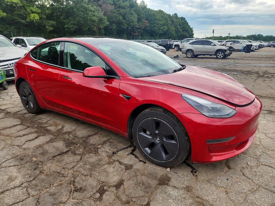 Photo 4 from auction – 2022 TESLA MODEL 3 with VIN 5YJ3E1EA0NF187173