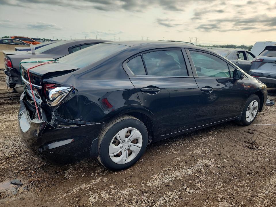 Photo 3 from auction – 2013 HONDA CIVIC with VIN 19XFB2F56DE009656