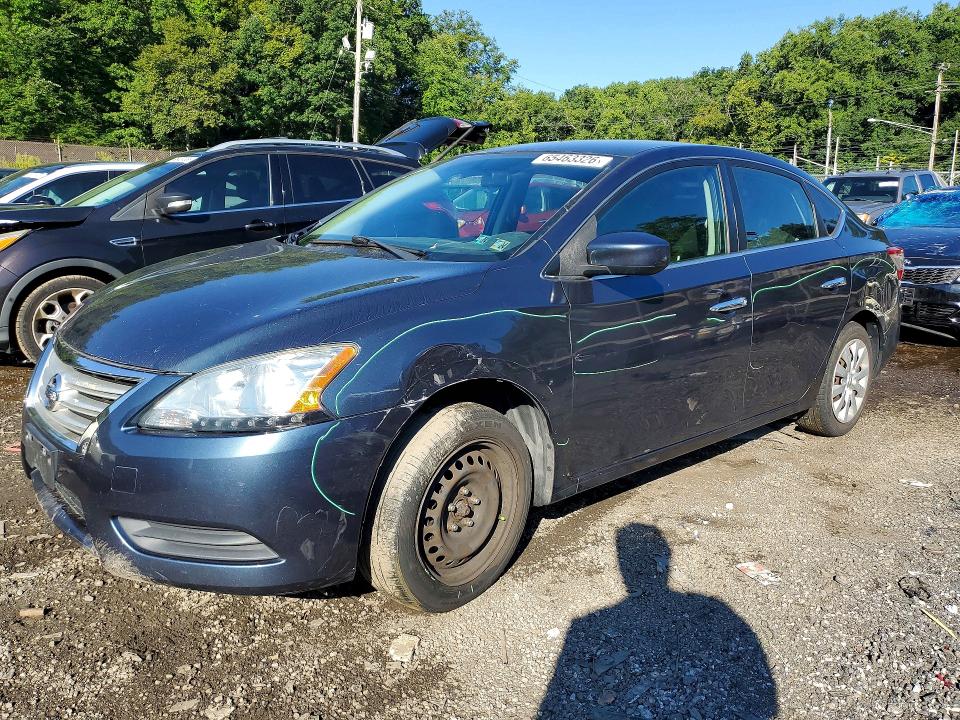 NISSAN SENTRA 2014 with VIN 3N1AB7AP0EY211881 - Photo from auction