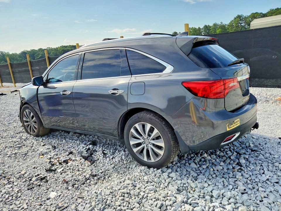 Photo 2 from auction – 2016 ACURA MDX with VIN 5FRYD3H64GB014091