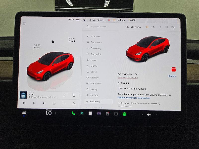 Photo 9 from auction – 2023 TESLA MODEL Y with VIN 7SAYGDEF1PF793939