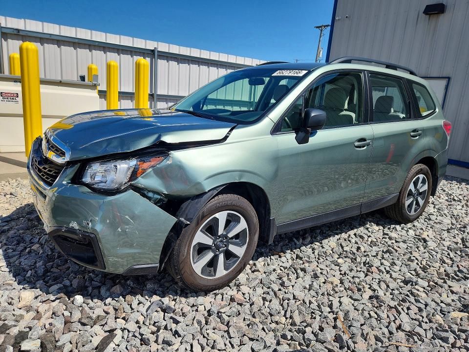 SUBARU FORESTER 2018 with VIN JF2SJABC9JH402686 - Photo from auction
