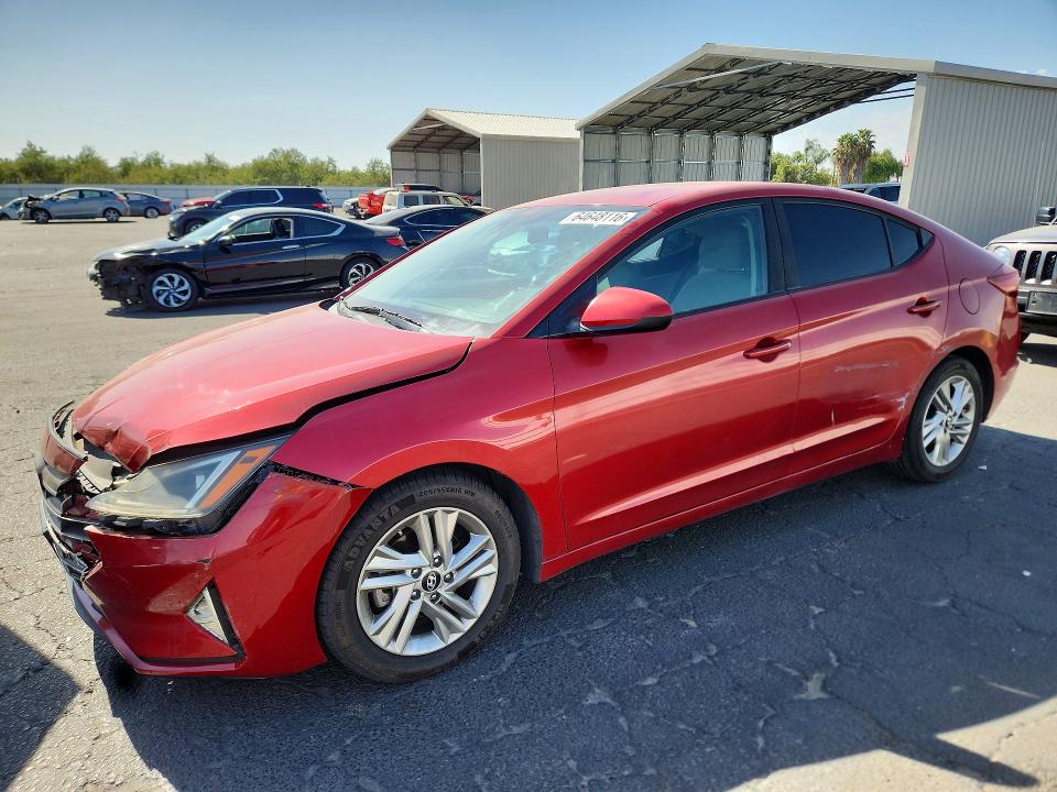 HYUNDAI ELANTRA 2019 with VIN 5NPD84LF7KH449652 - Photo from auction