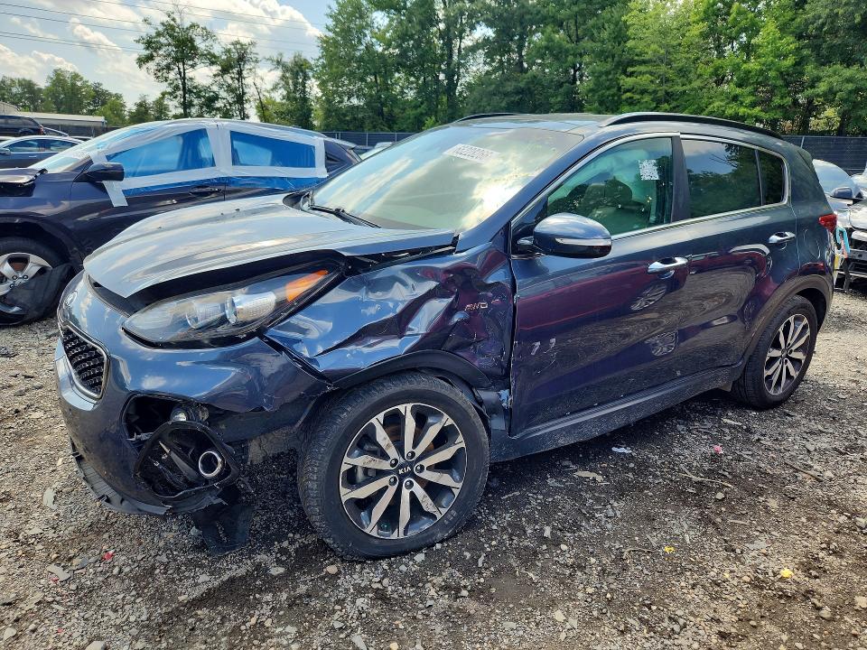 KIA SPORTAGE 2018 with VIN KNDPNCAC9J7362380 - Photo from auction