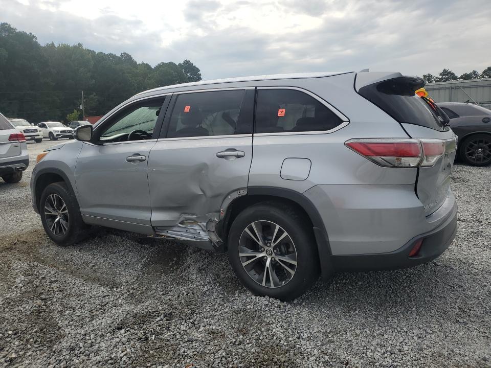 Photo 2 from auction – 2016 TOYOTA HIGHLANDER with VIN 5TDJKRFH0GS248501