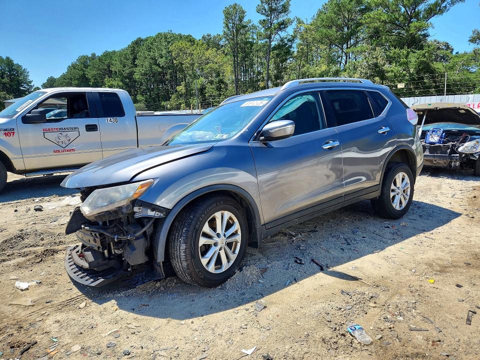 NISSAN ROGUE 2015 with VIN KNMAT2MT8FP541440 - Photo from auction