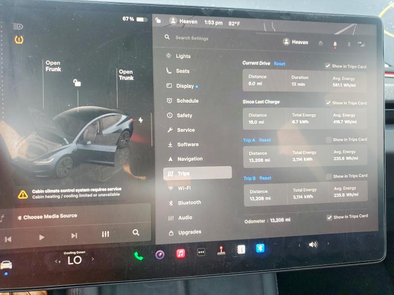صورة رقم 9 من المزاد - 2024 TESLA MODEL 3 مع VIN 5YJ3E1EA1RF862163