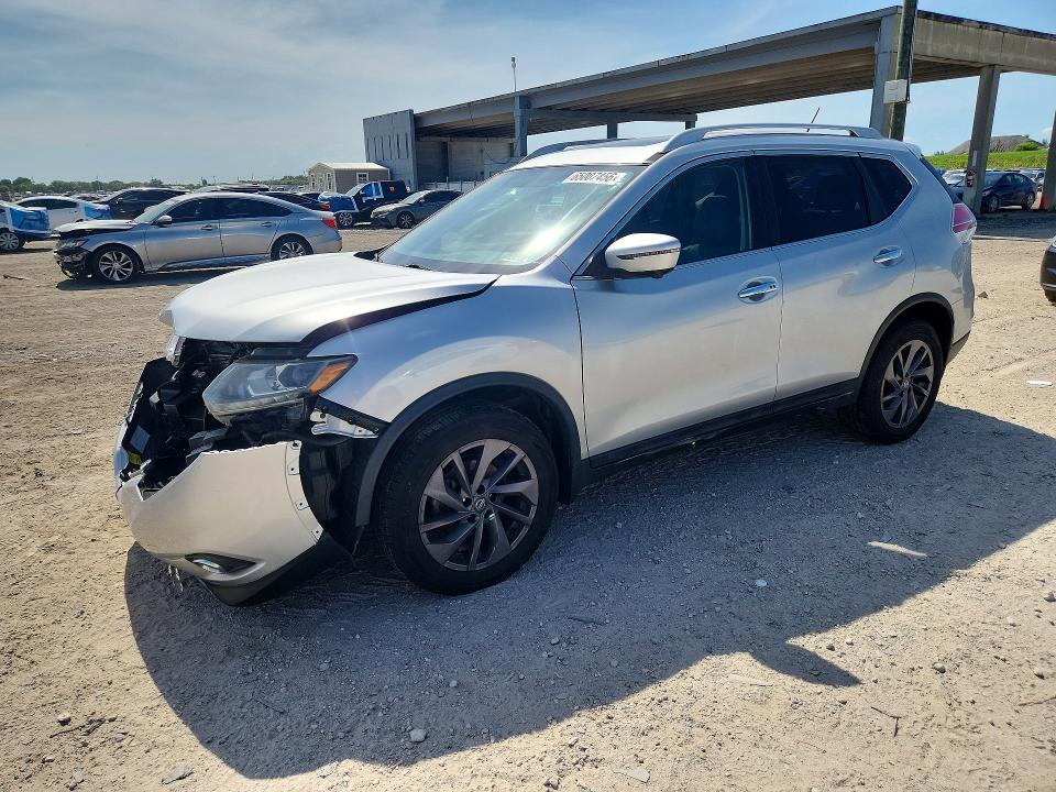 NISSAN ROGUE 2016 with VIN 5N1AT2MV9GC879676 - Photo from auction