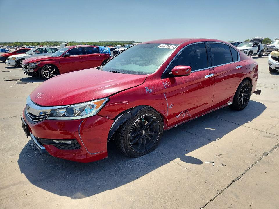 HONDA ACCORD 2017 with VIN 1HGCR2F16HA078918 - Photo from auction