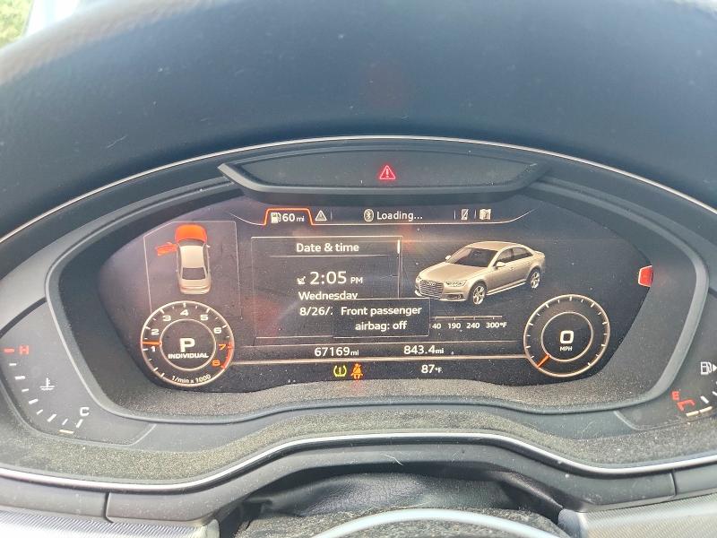 Photo 9 from auction – 2017 AUDI A4 with VIN WAUENAF46HN045978