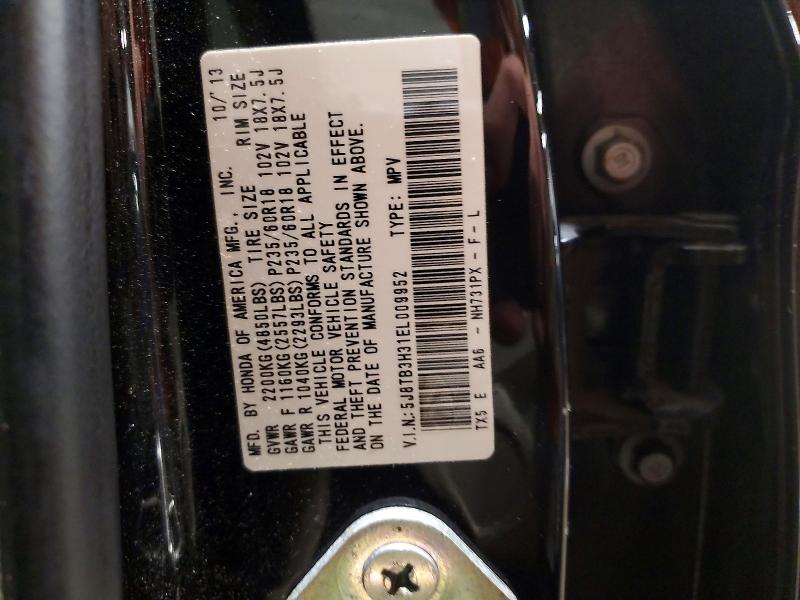 Photo 14 from auction – 2014 ACURA RDX with VIN 5J8TB3H31EL009952