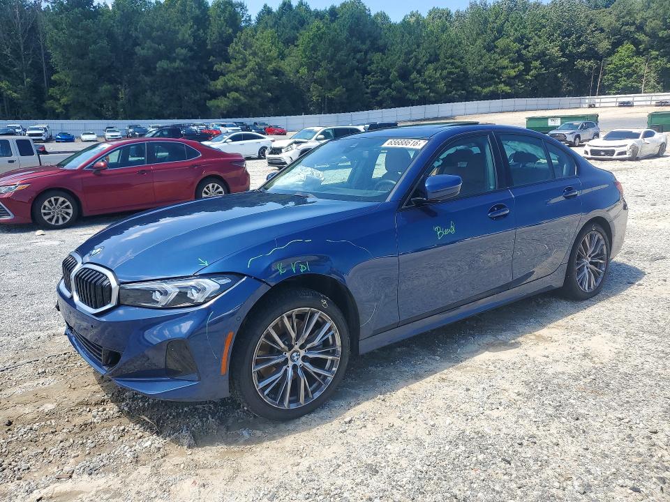 BMW 330I 2023 with VIN 3MW69FF02P8D24946 - Photo from auction