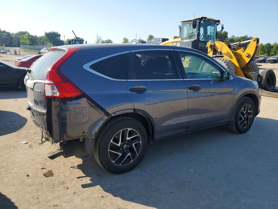 Photo 3 from auction – 2016 HONDA CR-V with VIN 5J6RM4H44GL049747