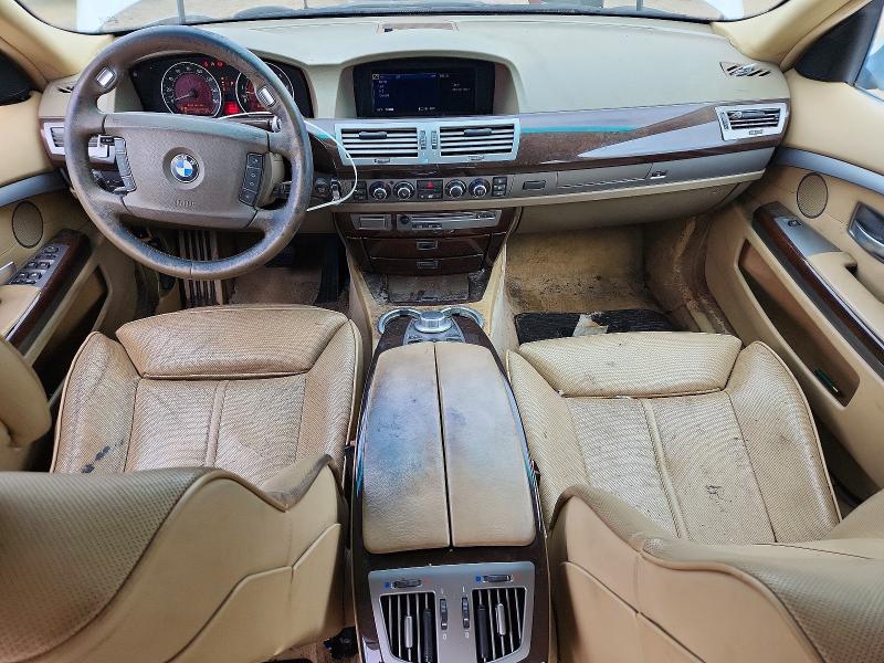 Photo 8 from auction – 2007 BMW 750 with VIN WBAHL83597DT07540