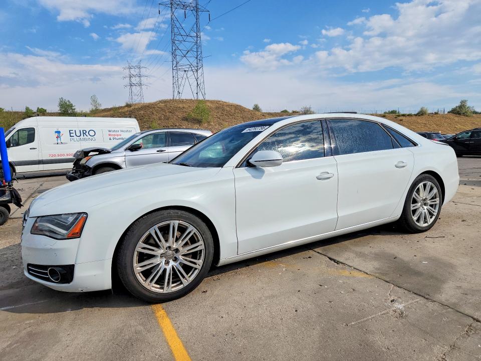 AUDI A8 2013 with VIN WAURGAFD7DN015877 - Photo from auction