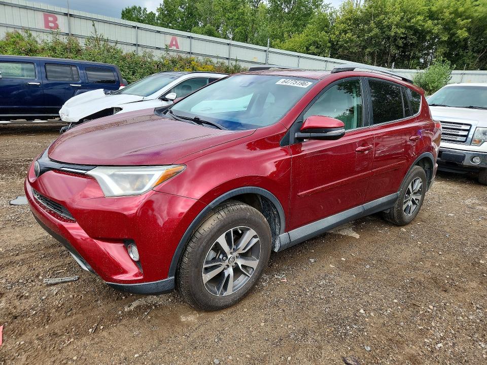 TOYOTA RAV4 2018 with VIN 2T3RFREV2JW740743 - Photo from auction