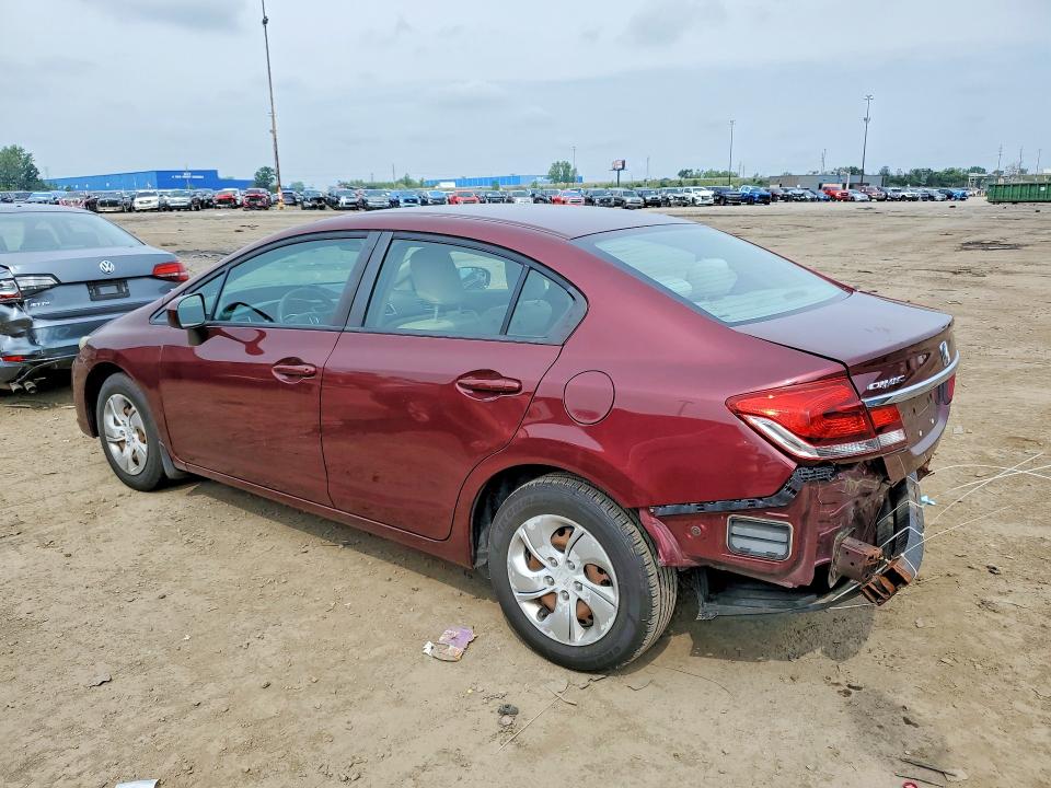 Photo 2 from auction – 2014 HONDA CIVIC with VIN 19XFB2F51EE069605