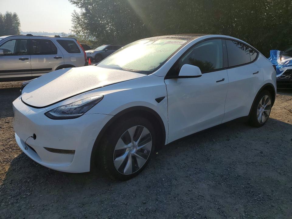 TESLA MODEL Y 2021 with VIN 5YJYGDEE8MF153078 - Photo from auction