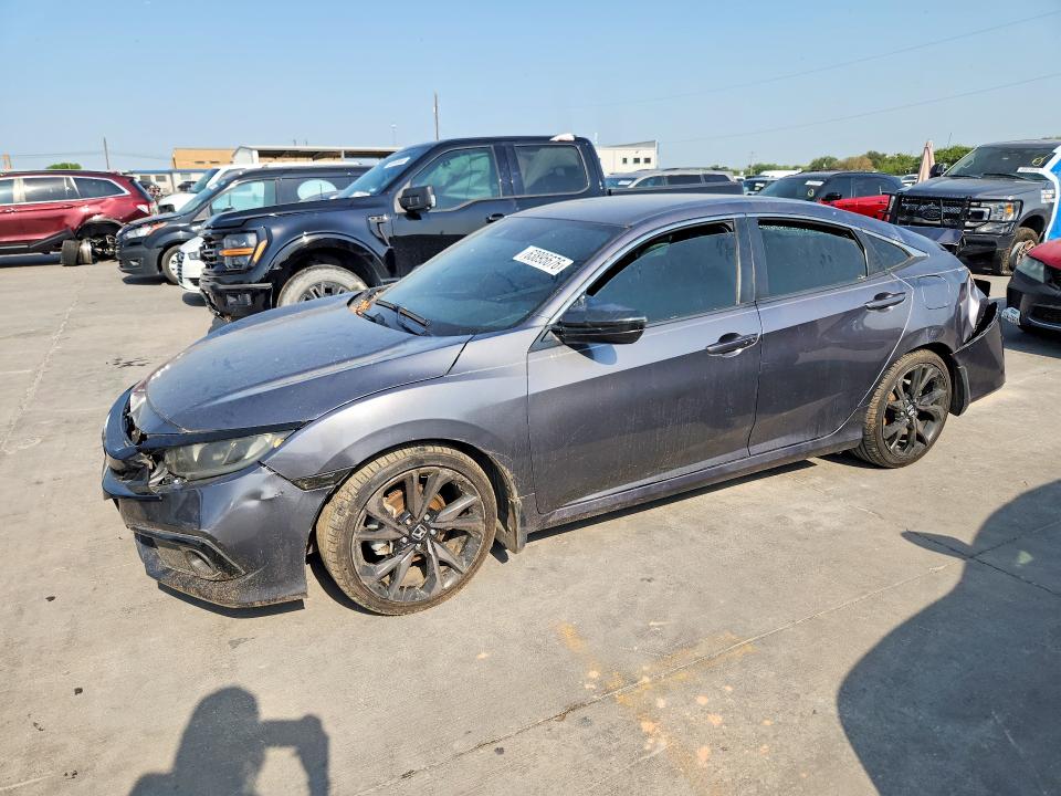HONDA CIVIC 2019 with VIN 19XFC2F84KE039940 - Photo from auction