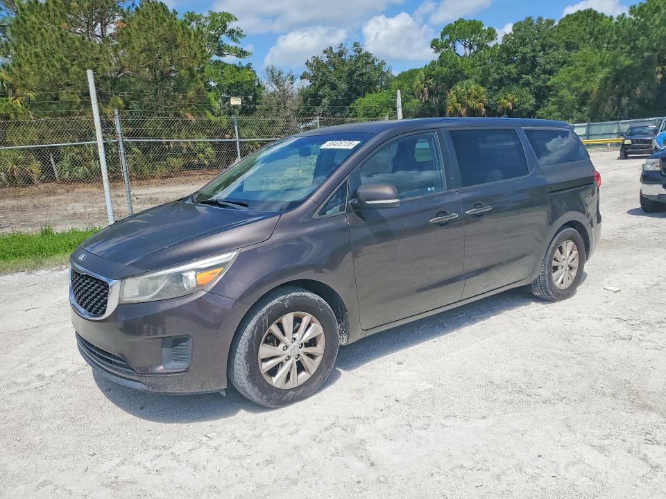 KIA SEDONA 2017 with VIN KNDMB5C10H6222172 - Photo from auction