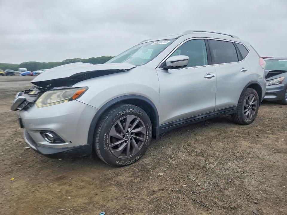 NISSAN ROGUE 2016 with VIN 5N1AT2MV9GC773602 - Photo from auction