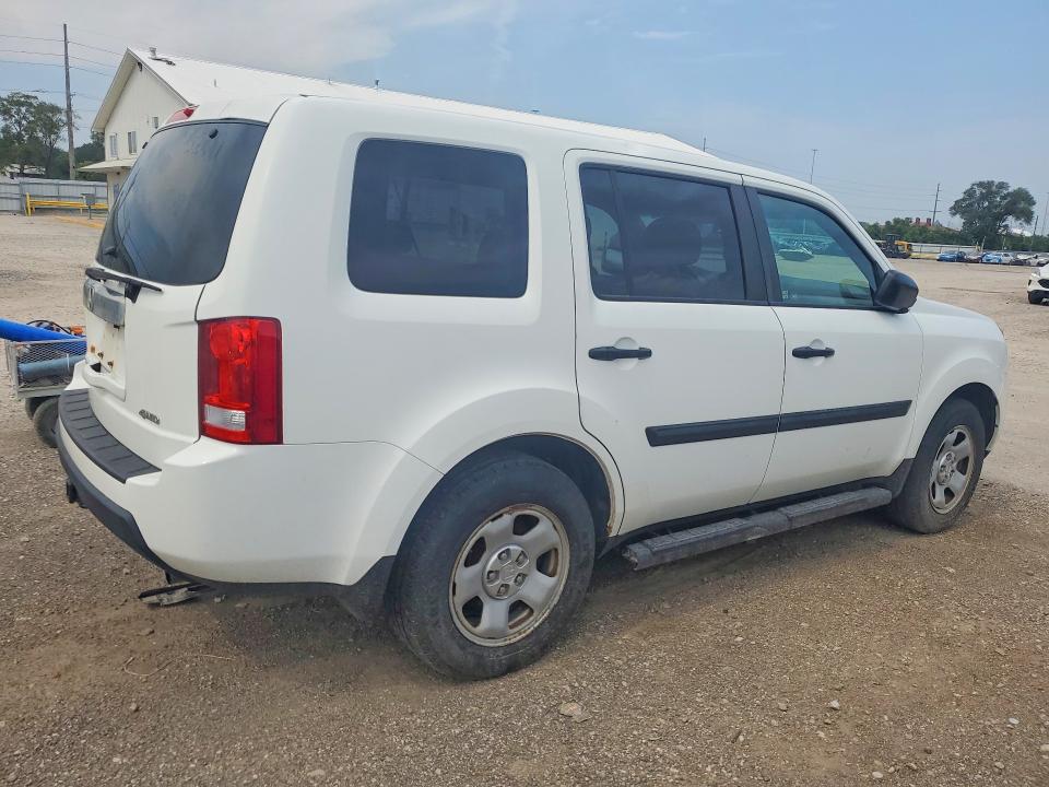 Photo 3 from auction – 2011 HONDA PILOT with VIN 5FNYF4H23BB094166