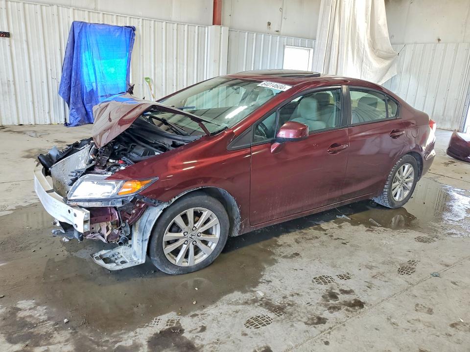 HONDA CIVIC 2012 with VIN 2HGFB2F84CH597815 - Photo from auction