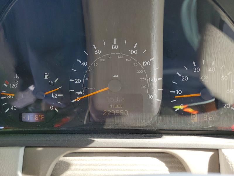 Photo 9 from auction – 2000 MERCEDES-BENZ E with VIN WDBJF65J8YB161296