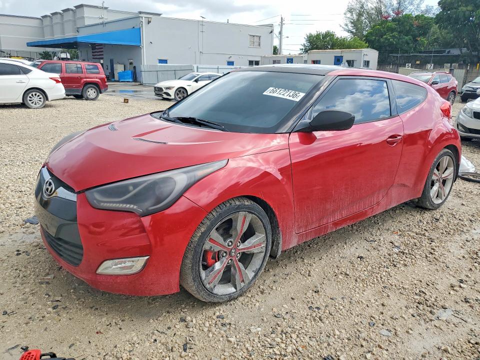 HYUNDAI VELOSTER 2013 with VIN KMHTC6AD2DU170329 - Photo from auction