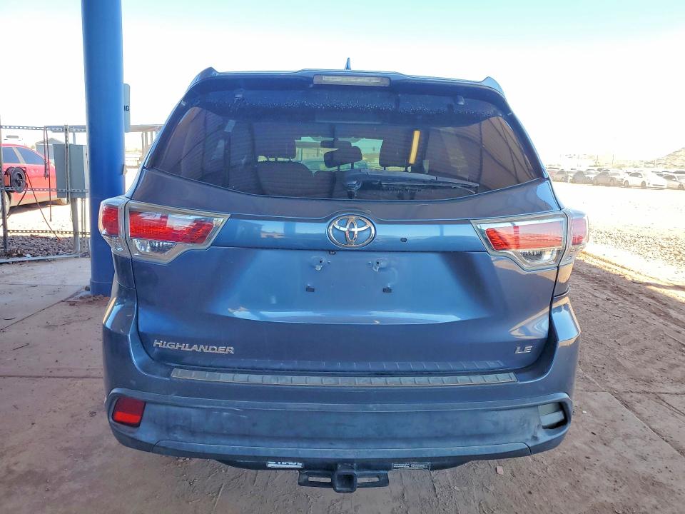 Photo 6 from auction – 2014 TOYOTA HIGHLANDER with VIN 5TDZKRFH8ES034789