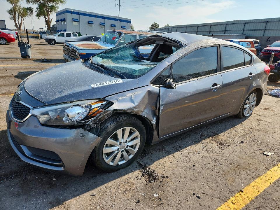 KIA FORTE 2016 with VIN KNAFX4A69G5592279 - Photo from auction