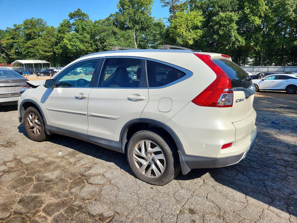 Photo 2 from auction – 2015 HONDA CR-V with VIN 5J6RM3H79FL010381