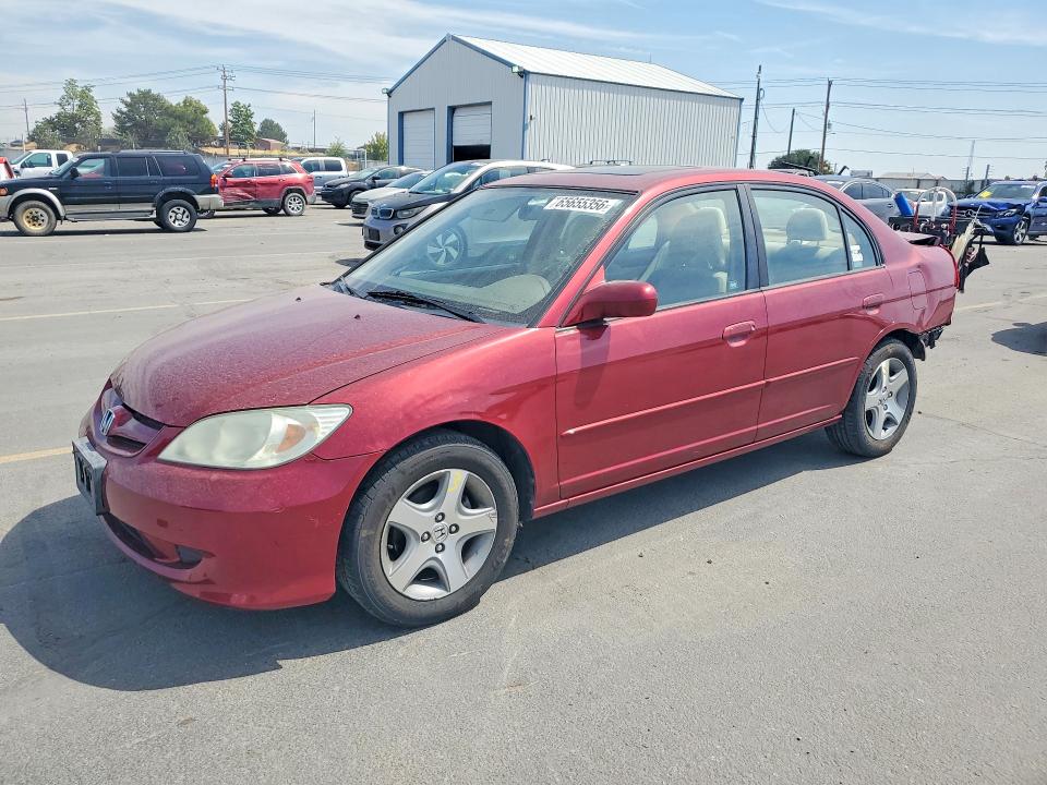 Photo 1 from auction – 2005 HONDA CIVIC with VIN 2HGES26715H531700