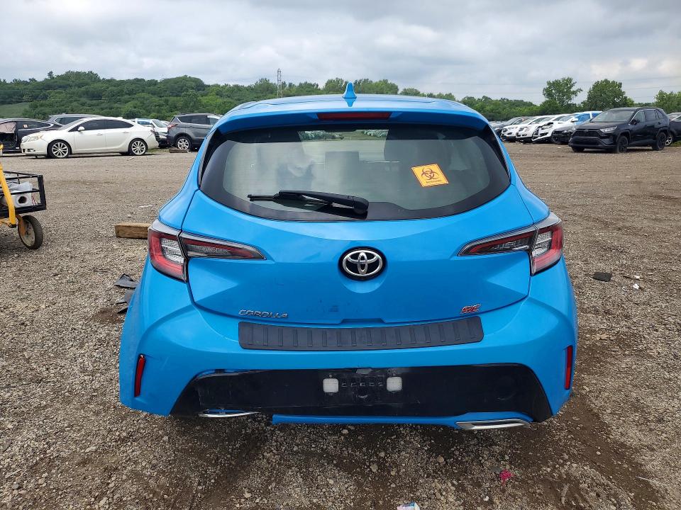 Photo 6 from auction – 2021 TOYOTA COROLLA HATCHBACK with VIN JTNB4MBE7M3110041