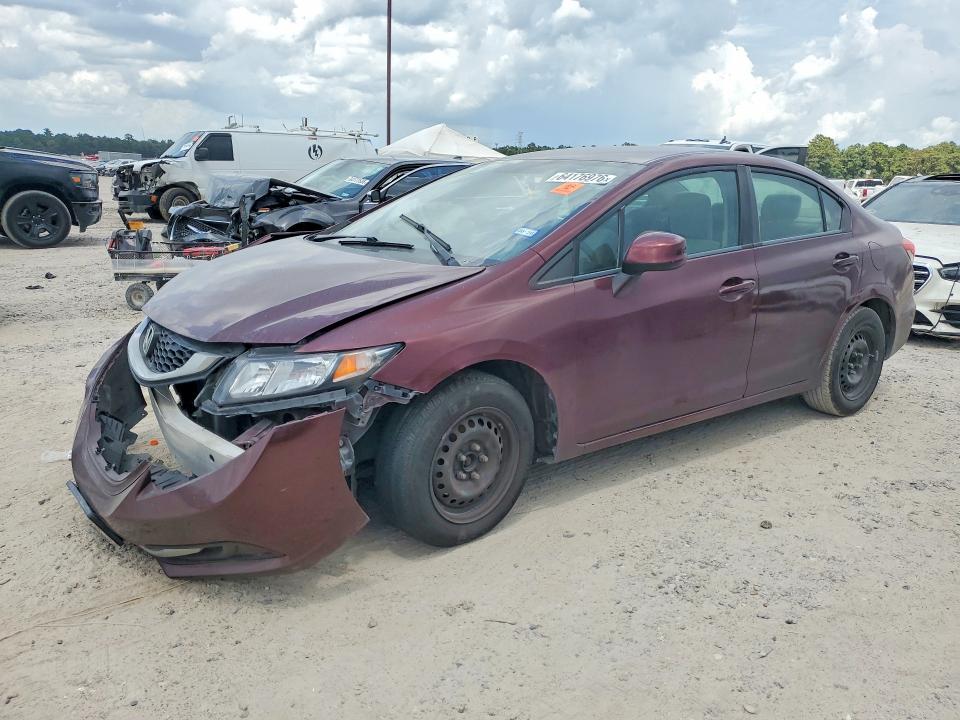 HONDA CIVIC 2013 with VIN 2HGFB2F53DH529867 - Photo from auction