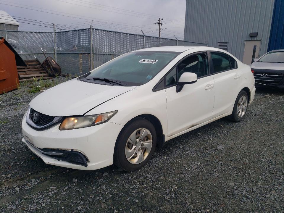 HONDA CIVIC 2013 with VIN 2HGFB2F47DH109651 - Photo from auction