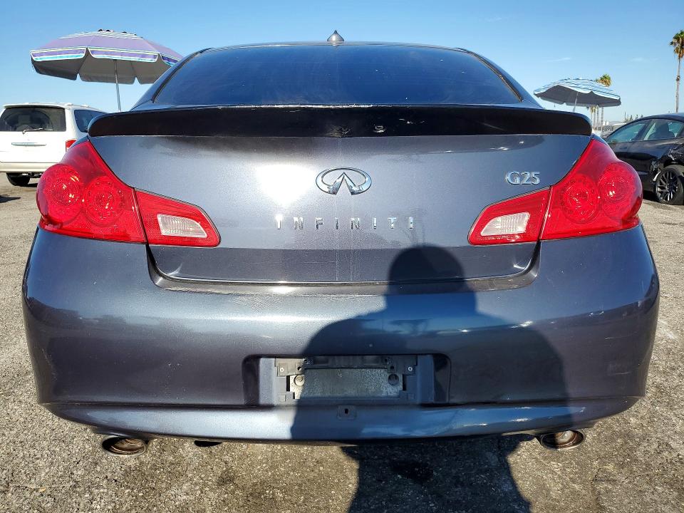 Photo 6 from auction – 2011 INFINITI G25 SEDAN with VIN JN1DV6AP1BM601062