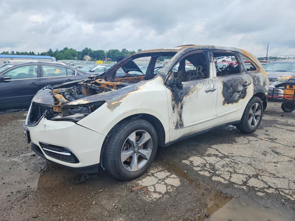 ACURA MDX 2016 with VIN 5FRYD4H23GB056173 - Photo from auction