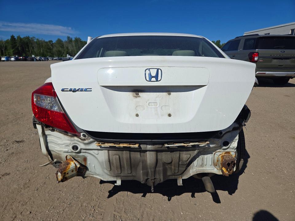 Photo 6 from auction – 2012 HONDA CIVIC with VIN 2HGFB2F49CH057499